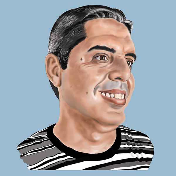Arquitecto y diseñador gráfico. Nació en Ranchuelo el 2 de septiembre de 1969, y desde el mes de julio del año 2020 se unió al equipo de colaboradores de Melaíto, colectivo en el que destaca por la realización de caricaturas personales.